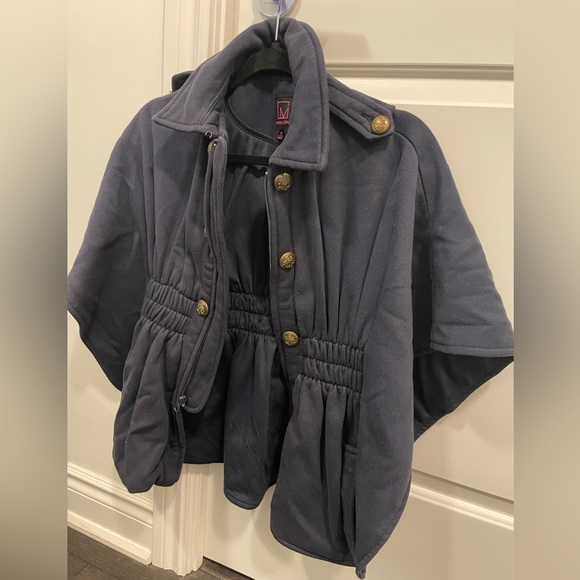 Jersey Knit Cape Style Jacket - Picture 2 of 6